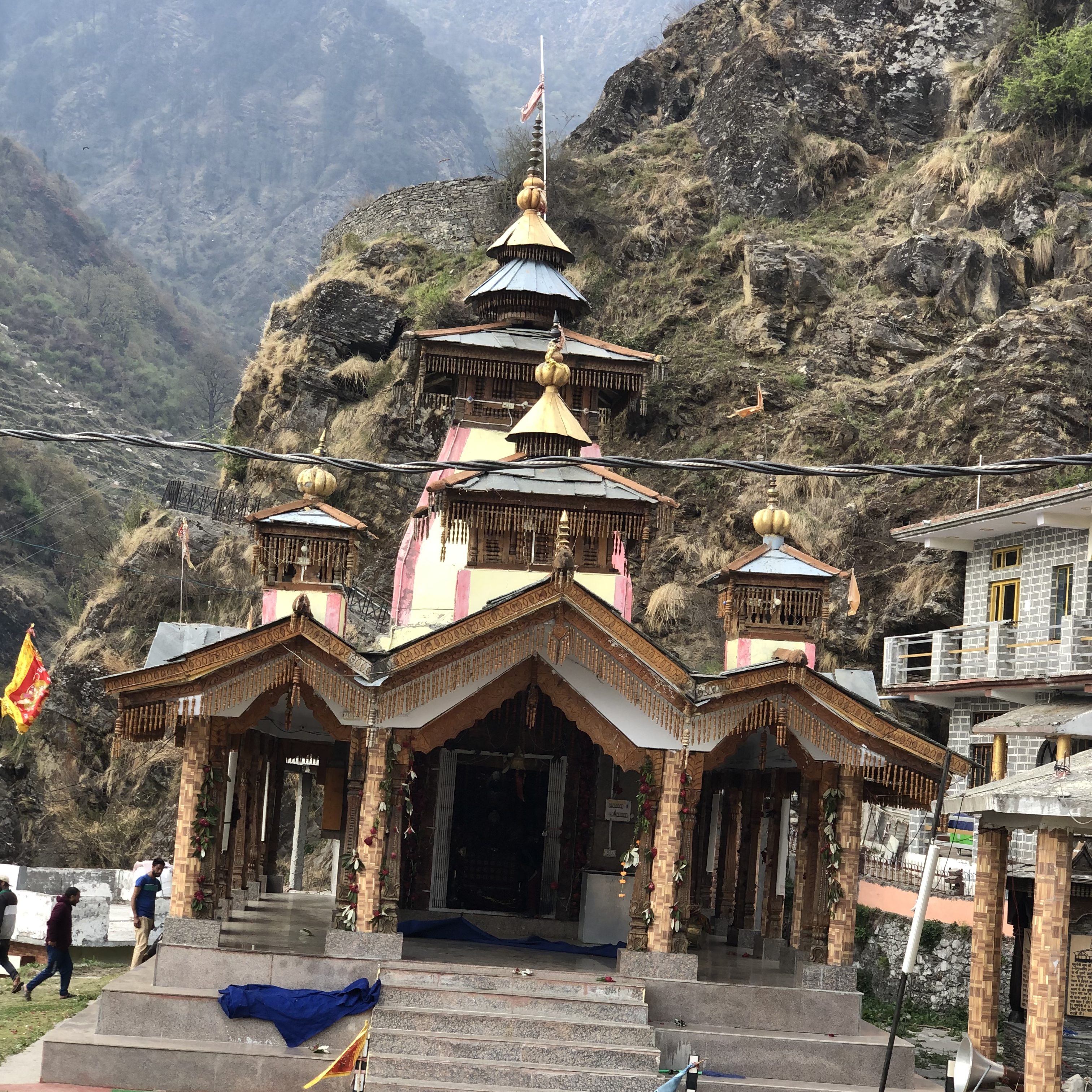 Goddess Yamuna temple at Kharsali Village. this is also the winter abode of the idol of Goddess Yamuna.
