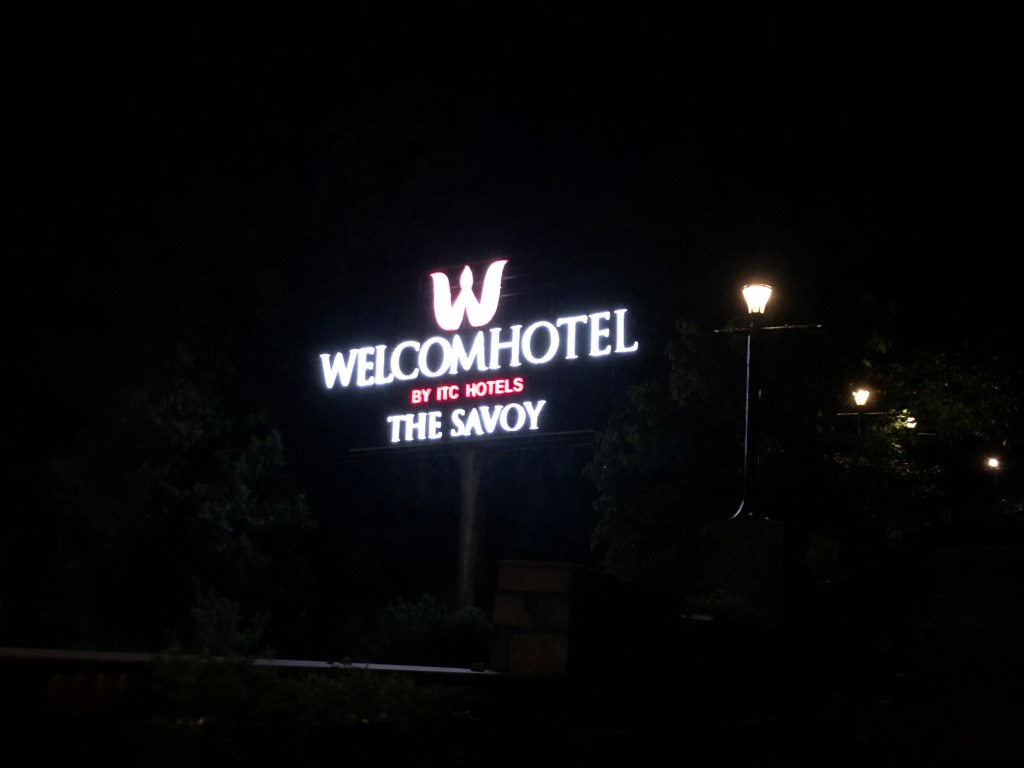 Billboard of Hotel Savoy, Mussoorie