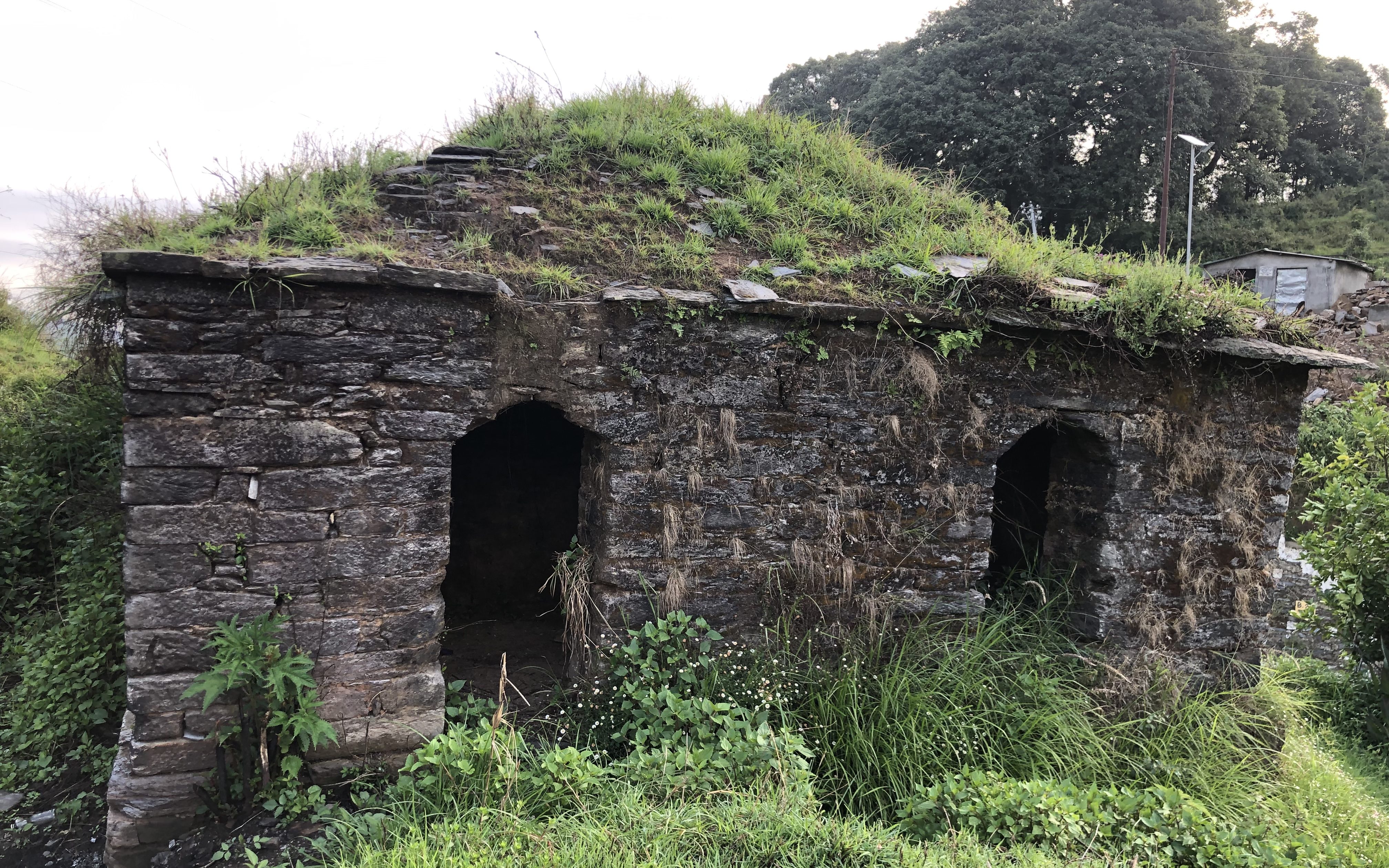 A dilapidated dharamshala built by Jasuli Devi at Satgarh , Pithoragarh