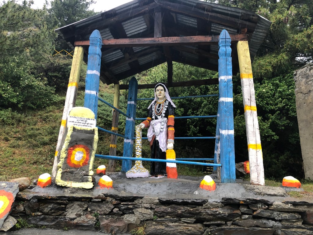 Statue of Jasuli Devi at Dantu Village, Darma Valley, Pithoragarh
