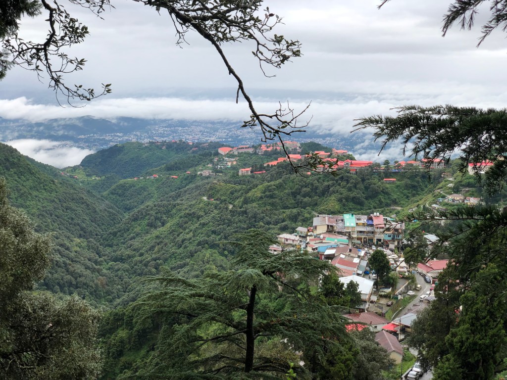 View of Mullingar house, Barlowganj and the Doon valley - Photo Clicked from Landour Cantt