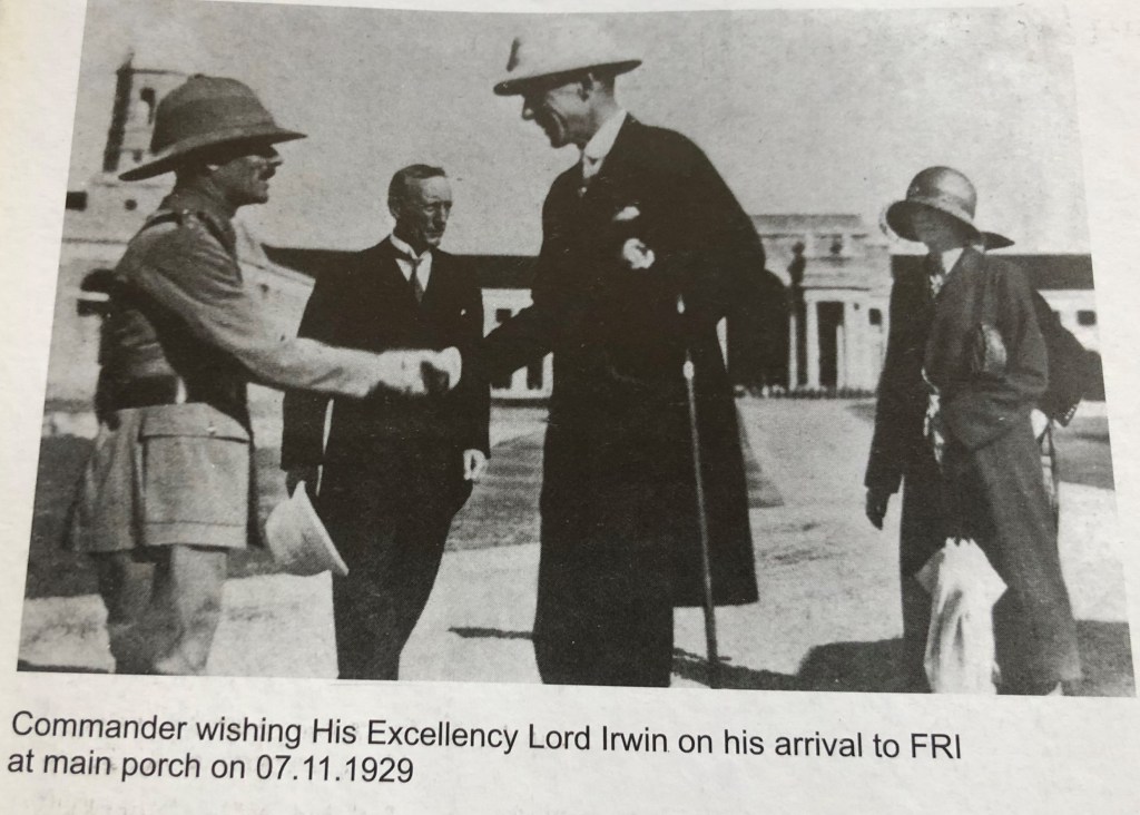 Inauguration of the main FRI building in the year 1929 by the then Viceroy of India - Lord Irwin.