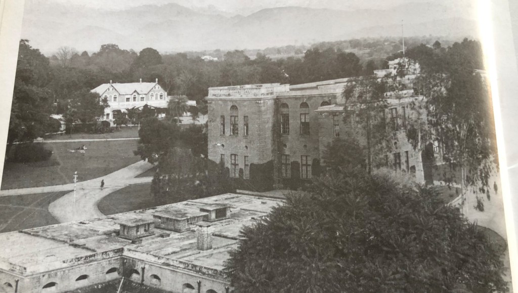 A 1922 photo of Imperial Forest Research Institute (IFRI) when it was located at Chand bagh. This building now forms part of Doon School.