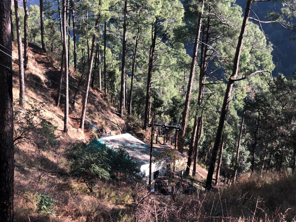 Water tank situated on the trek route from Landour to Kolti Village.