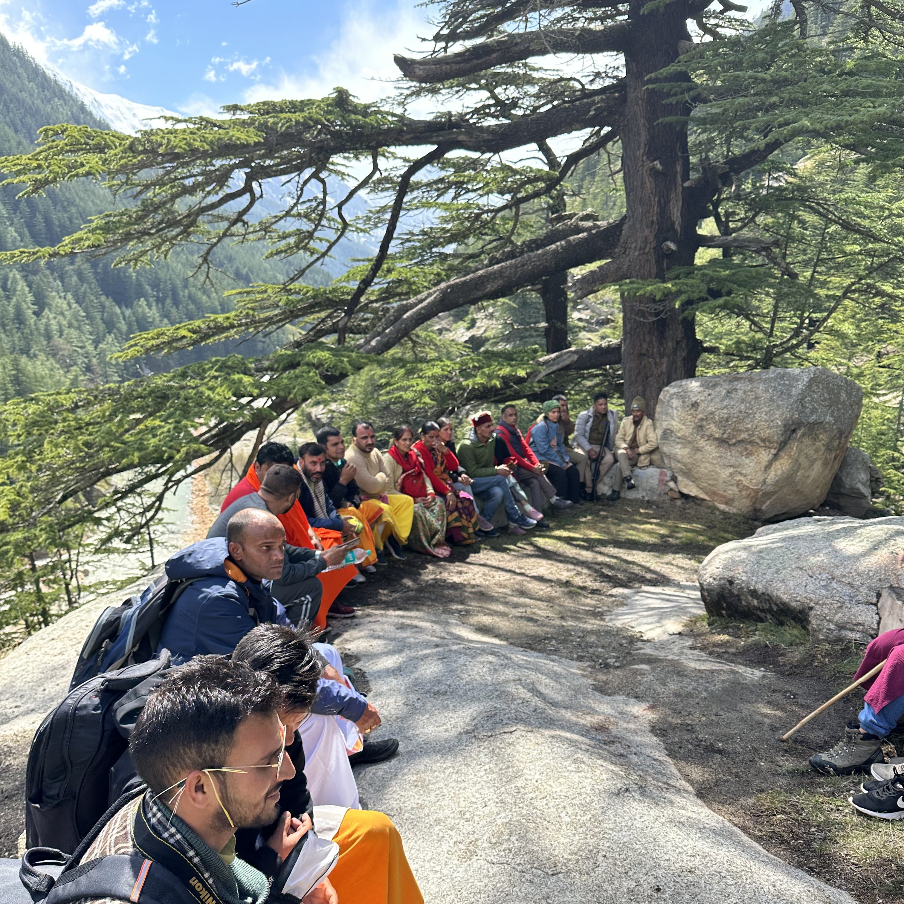 Palanquin of Goddess Ganga enroute Jangla