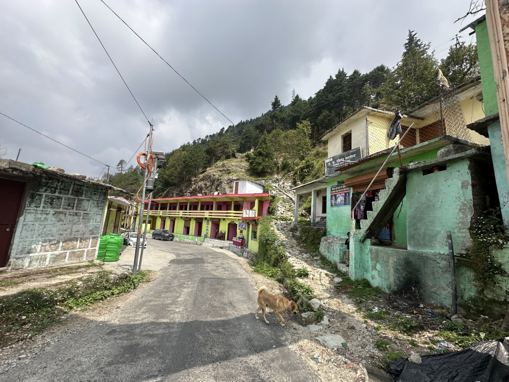 Chirbatiya town, located at the border between Tehri and Rudraprayag districts. State - Uttarakhand.