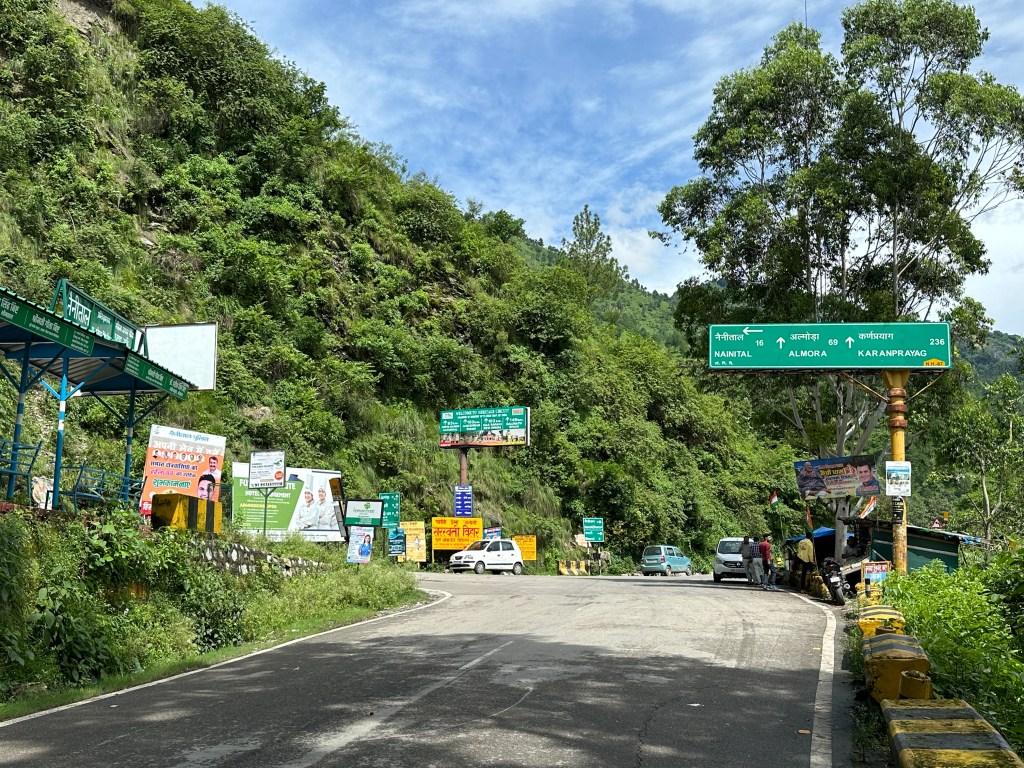 Ek Number bend. Enroute Nainital.