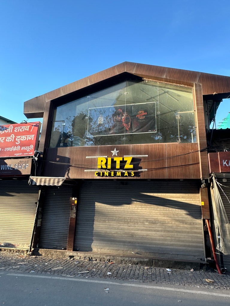 Ritz Cinema, earlier (during the colonial era) was called Majestic Cinema and later changed its name to Vasu Cinema. The building has continued to be a hub for entertainment for the locals and visitors. Located on the mall road, close to the library end. It is only functional cinema hall in town. Mussoorie, District Dehradun, Uttarakhand