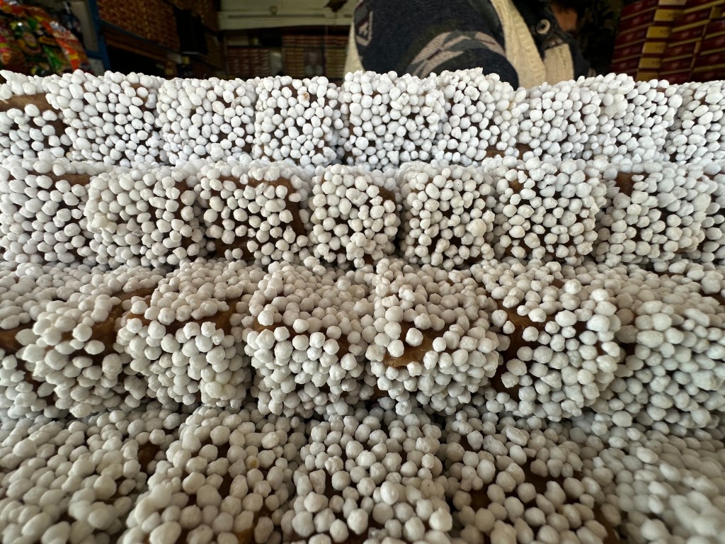 Famous Bal Mithai of Almora. #Uttarakhandcuisine #sweets #almoramithai 